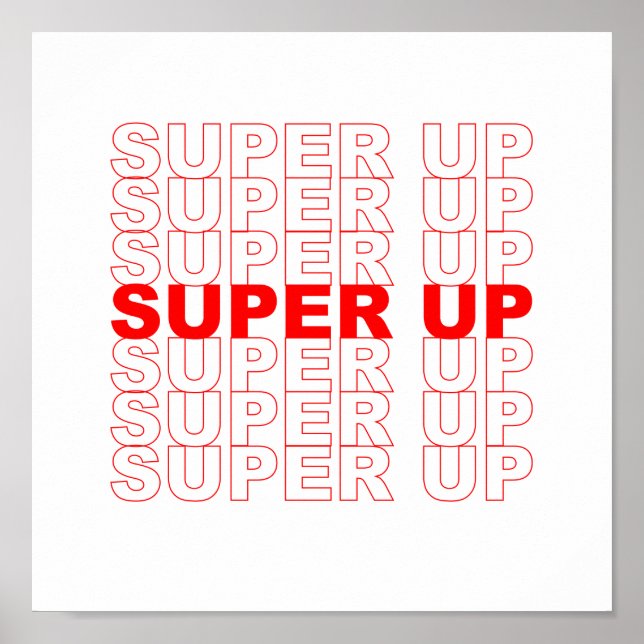 Super Up Vielen Dank Poster (Vorne)