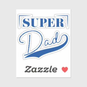 Super Vater Aufkleber