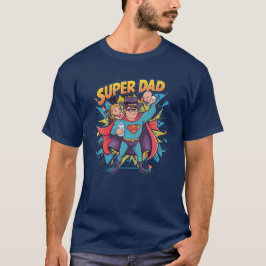 Super Vater & Baby Vathers Day T-Shirt