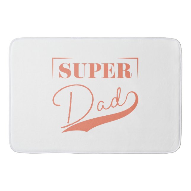 Super Vater Badematte (Vorderseite)