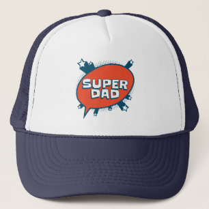 Super Vater Comic Bubble Hat Truckerkappe