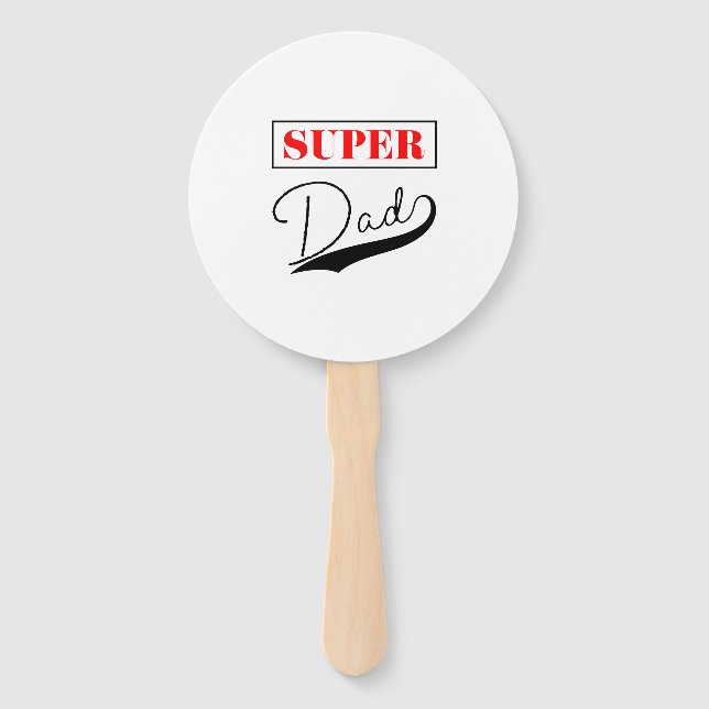 Super Vater Fächer (Vorderseite)