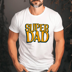 Super Vater Father Bold Retro T-Shirt