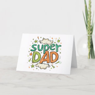 Super Vater Feiertagskarte