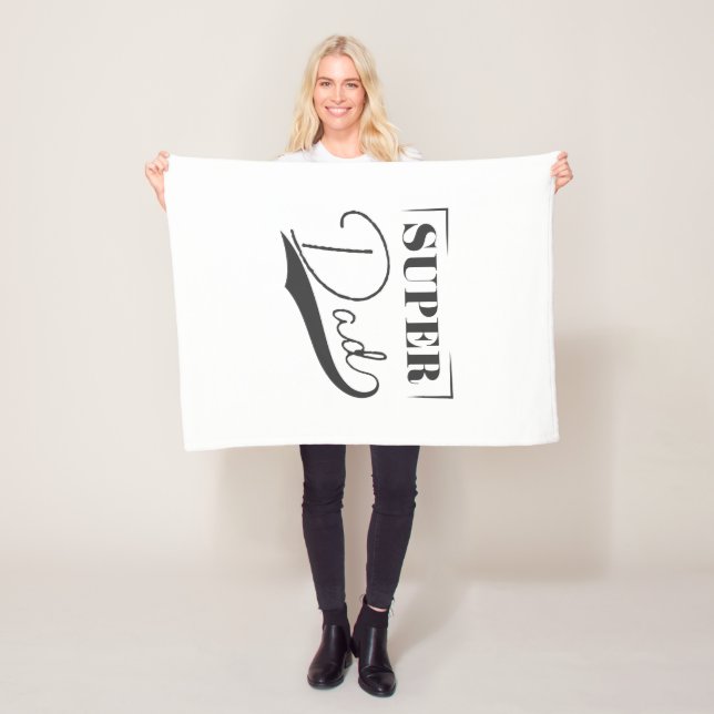 Super Vater Fleecedecke (Beispiel)