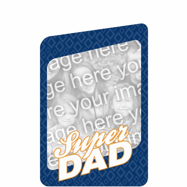 Super Vater Fotoskulptur (Vorne)