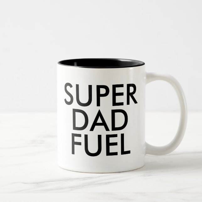 Super Vater Fuel Tasse | Vatertagsgeschenk (Rechts)