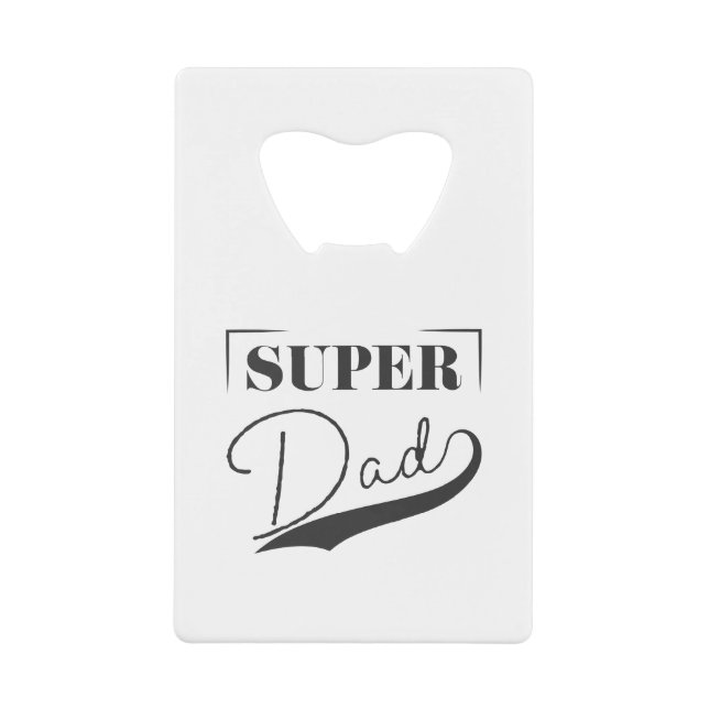 Super Vater Geldbeutel Flaschenöffner (Vorderseite)