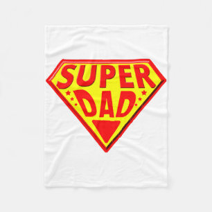Super Vater - Glücklicher Tag der Väter Fleecedecke