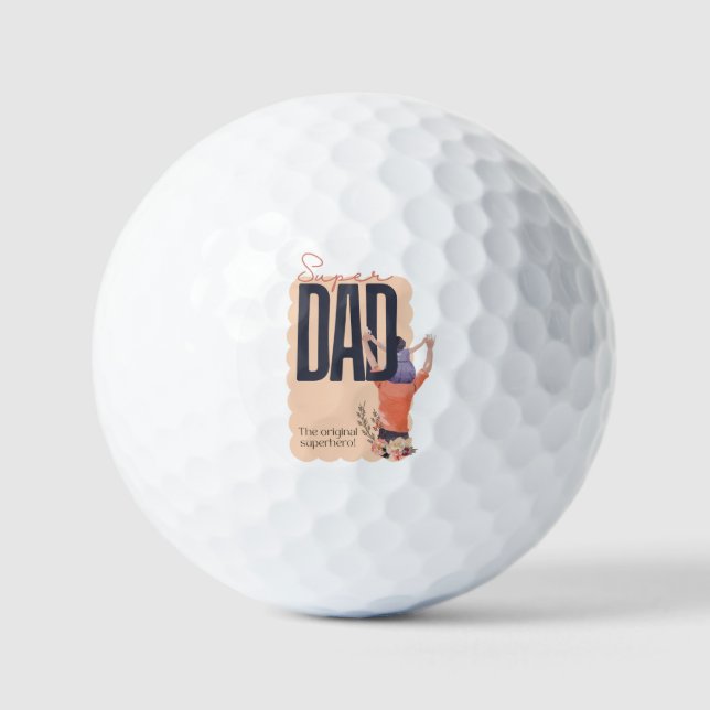 Super Vater Golfball (Vorderseite)