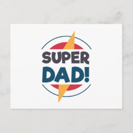 Super Vater Happy Vatertag | Postkarte