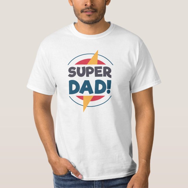 Super Vater Happy Vatertag | SHIRT (Vorderseite)