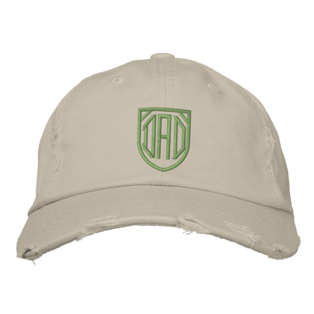 Super Vater Hat | Vatertagsgeschenk Bestickte Baseballkappe (Vorderseite)