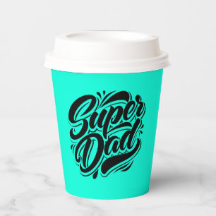 Super-Vater-Held-Typografie-Design-67888 Pappbecher