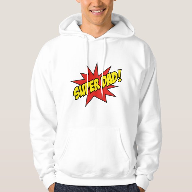Super Vater! Hoodie (Vorderseite)
