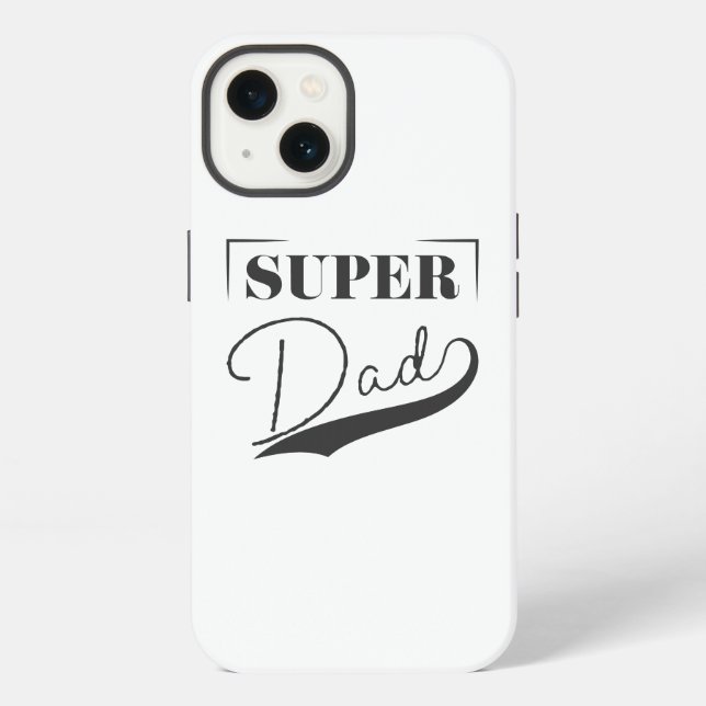 Super Vater iPhone Hülle (Rückseite)