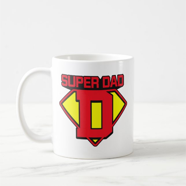 Super Vater 🦸 ‍ ♂️ 💪 Kaffeetasse (Links)