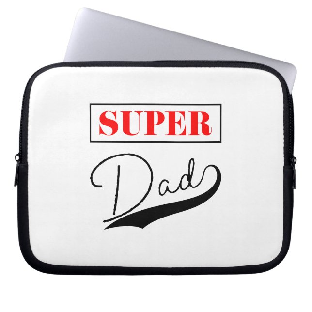 Super Vater Laptopschutzhülle (Vorderseite)
