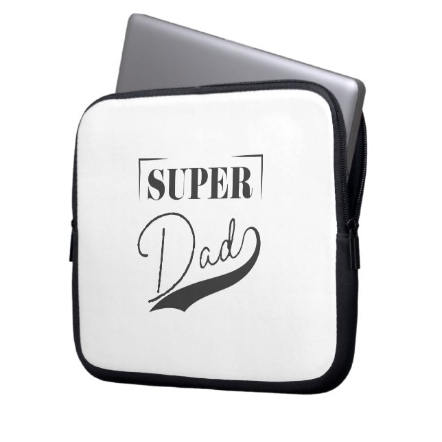 Super Vater Laptopschutzhülle (Vorderseite Links)