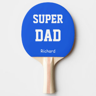 Super Vater Name Personalisiert Tischtennis Schläger