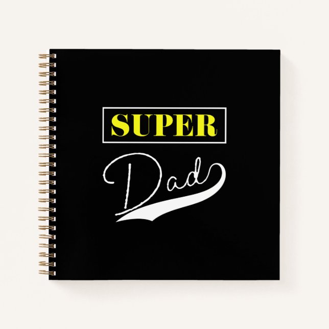 Super Vater Notizbuch (Vorderseite)