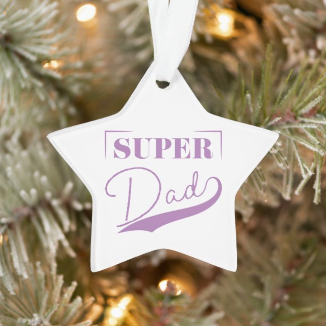Super Vater Ornament (Baum)