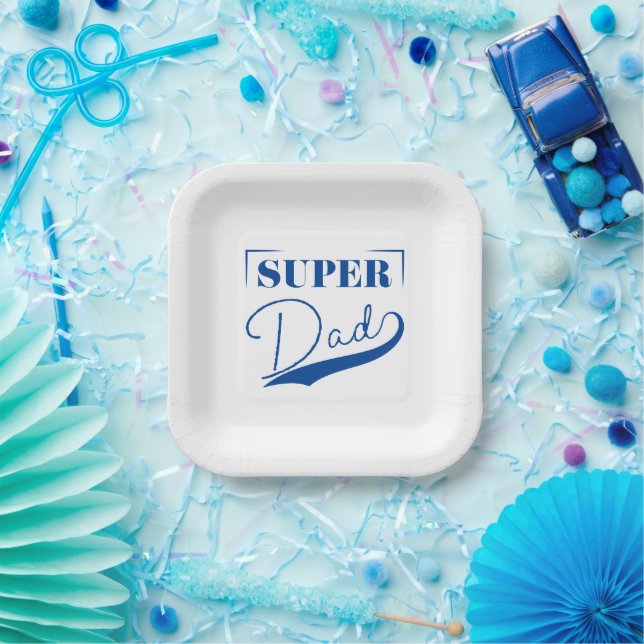 Super Vater Pappteller (Party)
