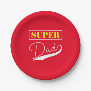 Super Vater Pappteller