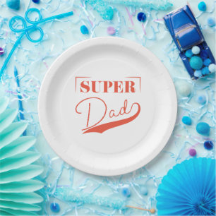 Super Vater Pappteller