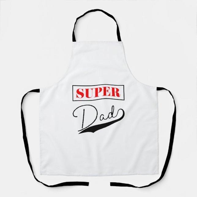 Super Vater Schürze (Vorderseite)