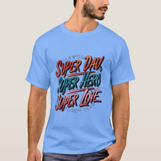 Super Vater Shirt, Väter Tag lustige Super-Helden T-Shirt