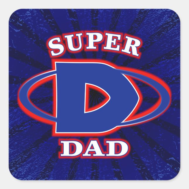 Super Vater Sticker (Vorderseite)