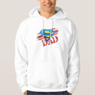 Super-Vater-Streifen Hoodie
