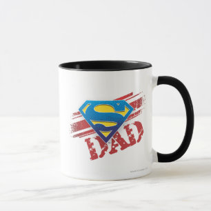 Super-Vater-Streifen Tasse