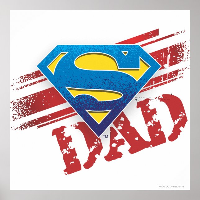 Super Vater Stripes Poster (Vorne)