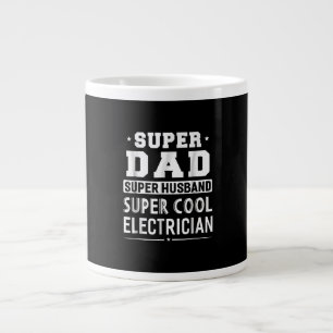 Super Vater Super Husband Super Electrical Mens Jumbo-Tasse