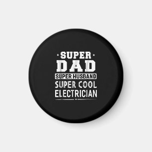 Super Vater Super Husband Super Electrical Mens Magnet