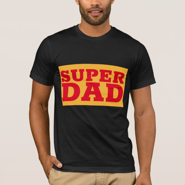 SUPER VATER T - SHIRT (Vorderseite)