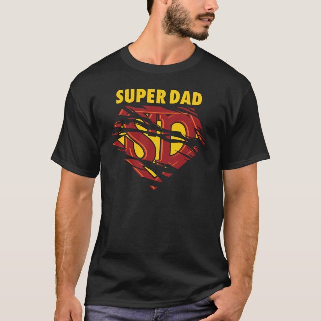 Super Vater T-Shirt (Vorderseite)