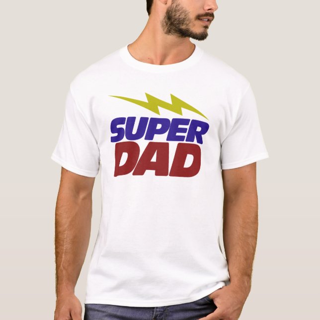 Super Vater T-Shirt (Vorderseite)