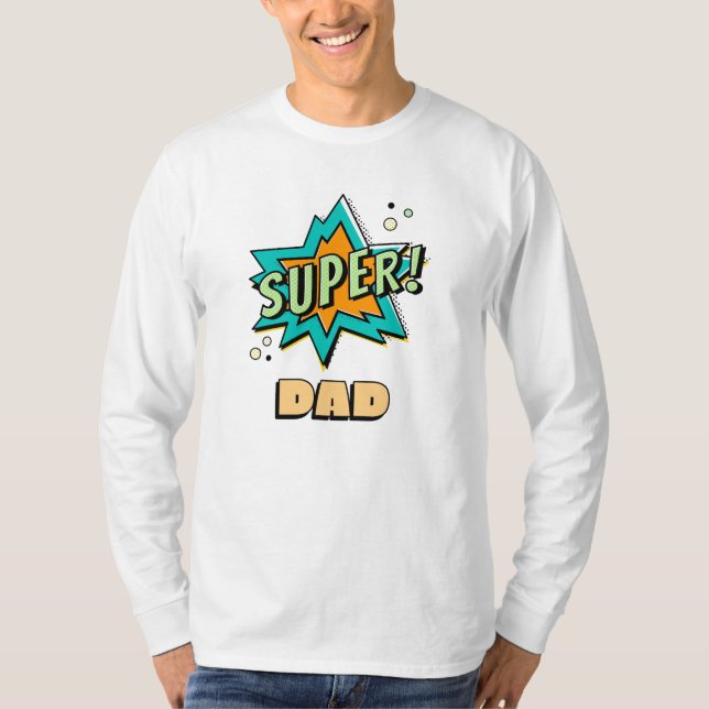 Super Vater T-Shirt (Vorderseite)