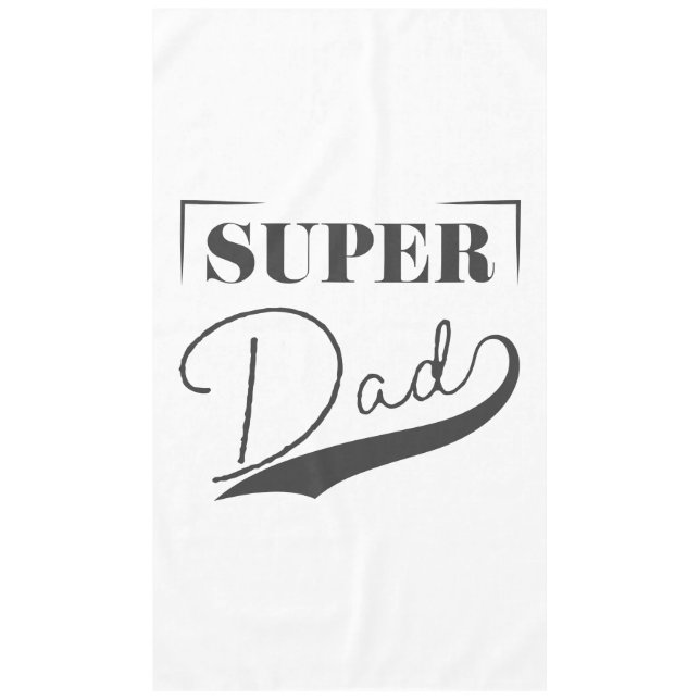 Super Vater Tischdecke (Vorderseite)
