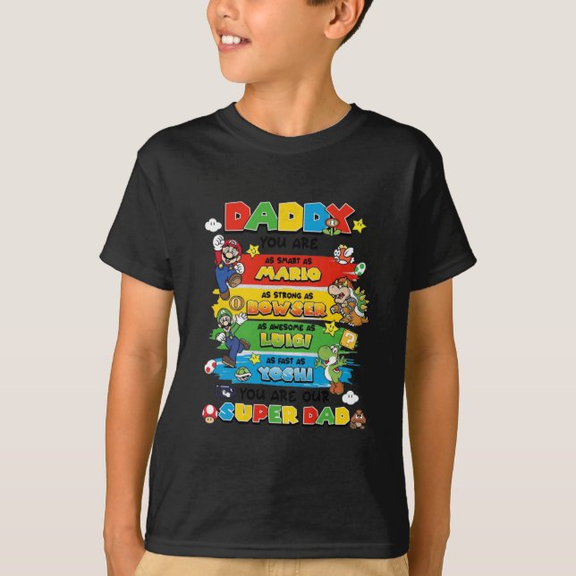 Super Vater Tribute T-Shirt (Vorderseite)