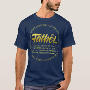 Super Vater und Gott Geschenk Christtian Happy Vat T-Shirt