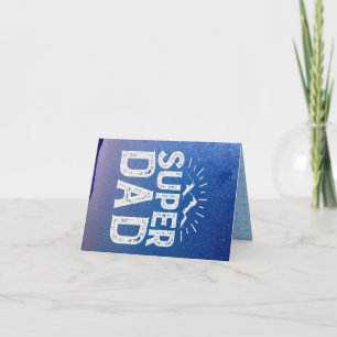 Super Vater Vatertag Card Karte