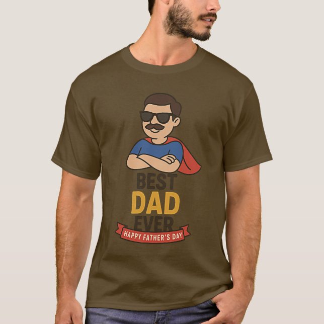 Super Vater Vatertag T - Shirt Bestes Geschenk 202 (Vorderseite)