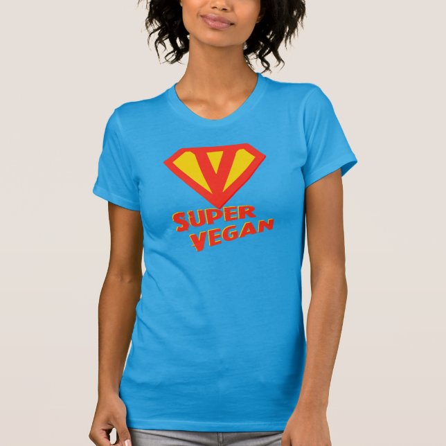 Super veganer T - Shirt (Vorderseite)