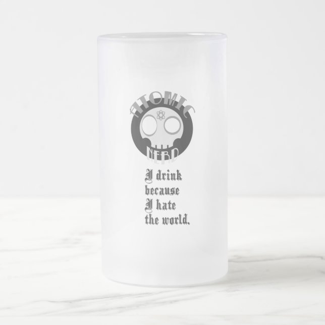 Super villan mattierte Tasse des AtomNerds (Mittel)