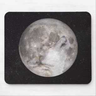 Super Wolf Moon Mousepad