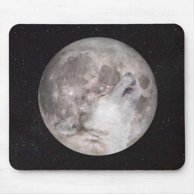 Super Wolf Moon Mousepad (Vorne)